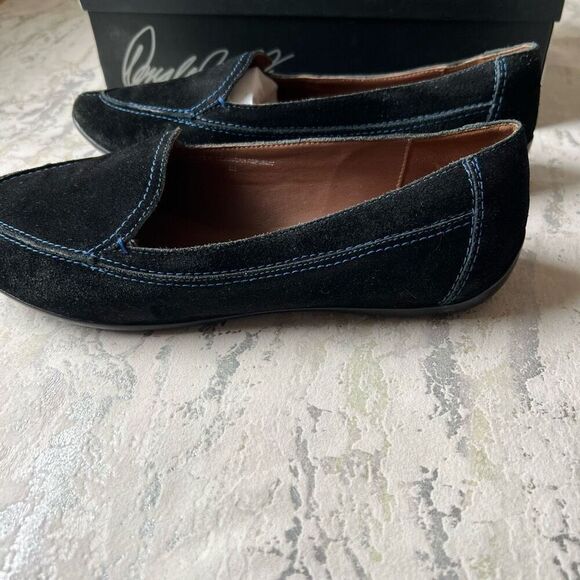 Donald Pliner Black Suede Sport Loafer - Picture 5 of 12
